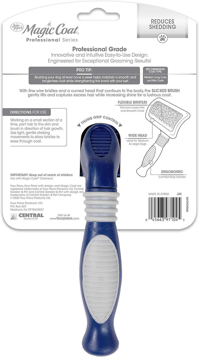 Magic Coat Professional Series Grooming Brushes for Dogs & Cats L Trimmers, Nail Clippers, & Brushes Dog & Cat