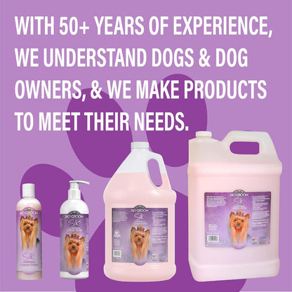 Silk Creme Rinse Dog Conditioner – Dog Bathing Supplies, Puppy Shampoo, Cat & Dog Grooming Supplies for Sensitive Skin, Cruelty-Free, Made in USA, Tearless Dog Products – 32 Fl Oz 1-Pack